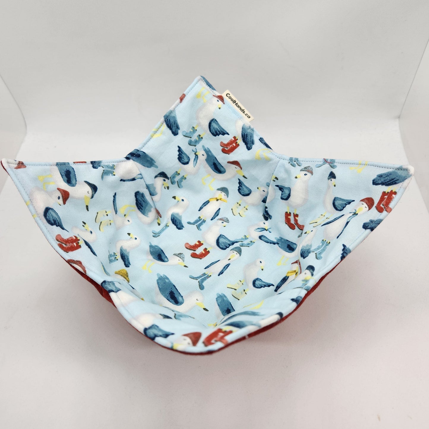 100% Cotton Microwavable Bowl Cozy - Hey Gull Friend!