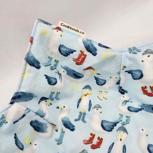 100% Cotton Microwavable Bowl Cozy - Hey Gull Friend!