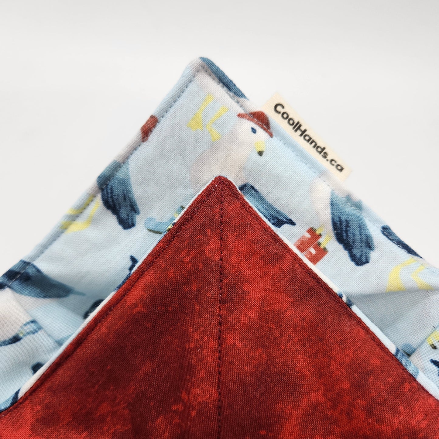 100% Cotton Microwavable Bowl Cozy - Hey Gull Friend!